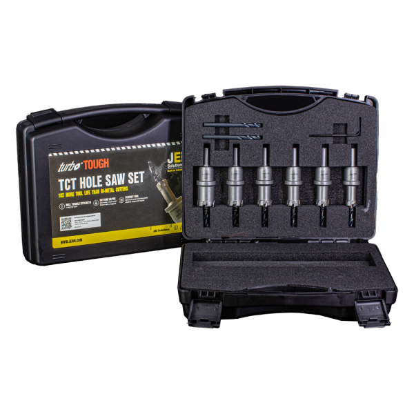6 PIECE TCT HOLE SAW SET - 25 MM