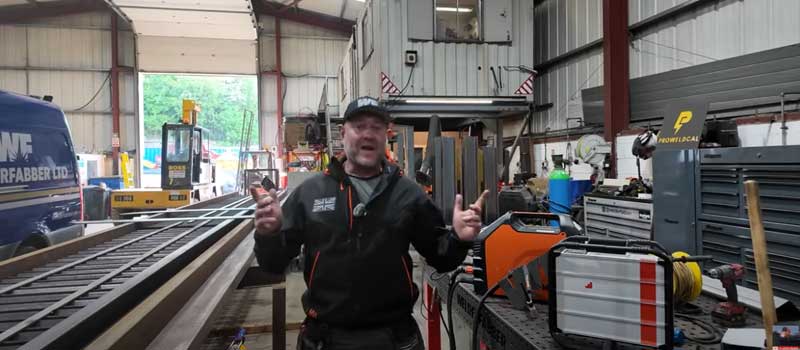 Bevelling Bucket Edges with Welder Fabber and the ABM-50