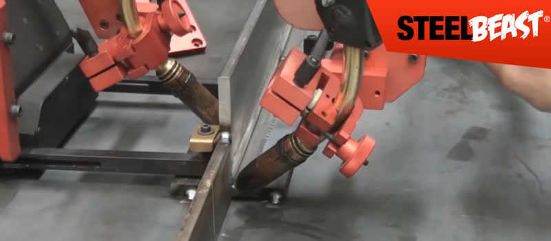 Demonstration Undertaken Of The Gecko Battery Welding Tractor With Dual Torch Holder