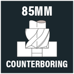 85mm Counterboring