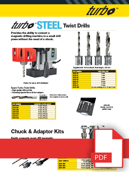 Chuck & Adaptor Kits - Brochure