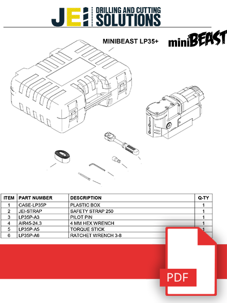 MiniBeast™ LP35+ - Parts