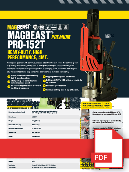 Magbeast Premium PRO-152T - Brochure