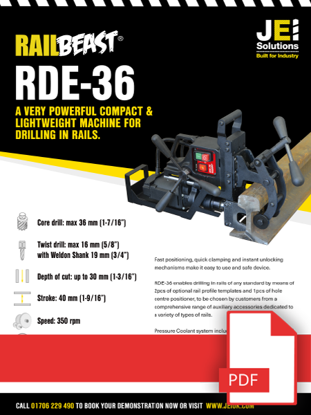RailBeast Electric RDE-36 - Brochure