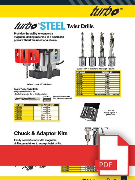 Turbo™ Twist Drills - Manual