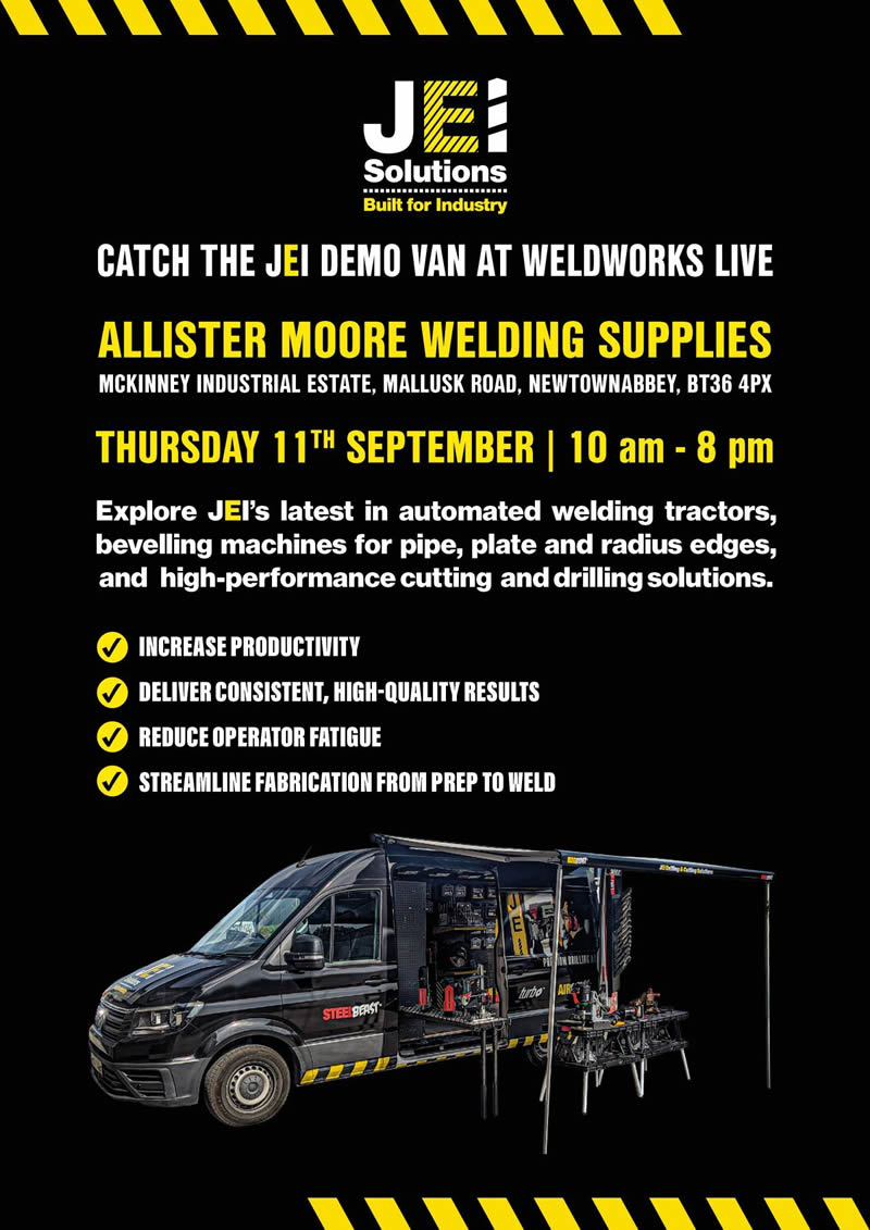 Catch The JEI Demonstration Van At Weldworks Live 2025