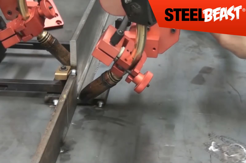 Demonstration Undertaken Of The Gecko Battery Welding Tractor With Dual Torch Holder