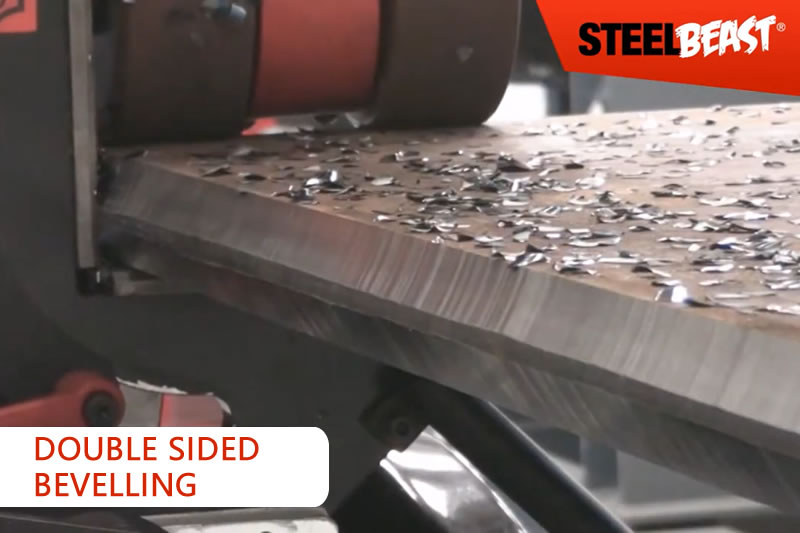 Big Steel Big Machine & Big Results With The ABM-50 Auto Feed Double Sided Beveller